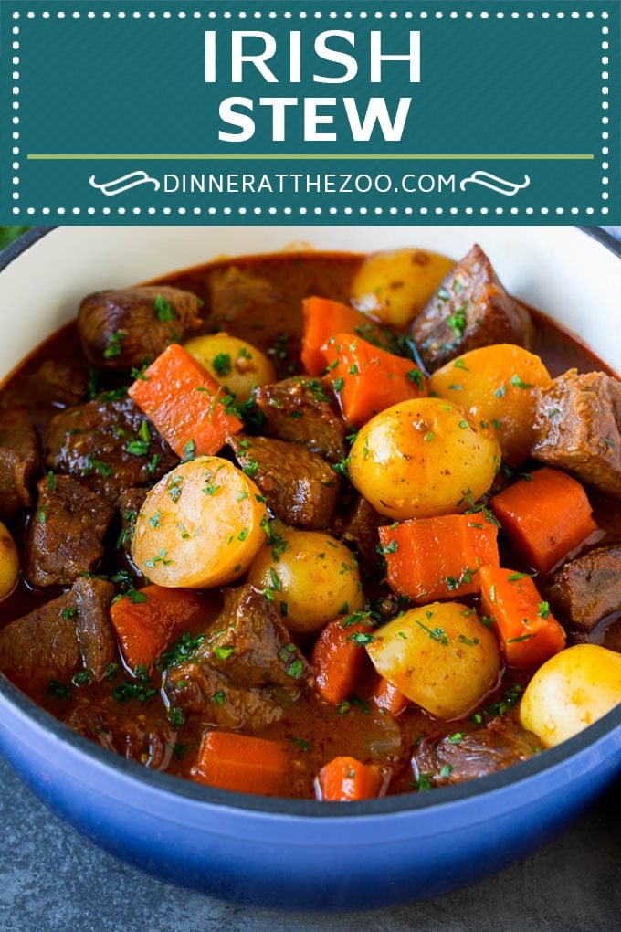 Irish Stew Recipe | Beef Stew #stew #soup #beef #carrots #potatoes #beer #stpatricksday #dinner #jonep