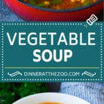Vegetable Soup Recipe #soup #vegetable #vegetarian #vegan #dinner #healthy #jonep #glutenfree