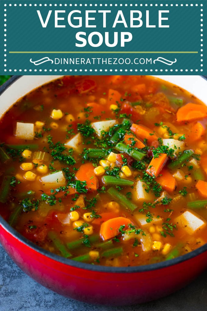 Vegetable Soup Recipe #soup #vegetable #vegetarian #vegan #dinner #healthy #jonep #glutenfree