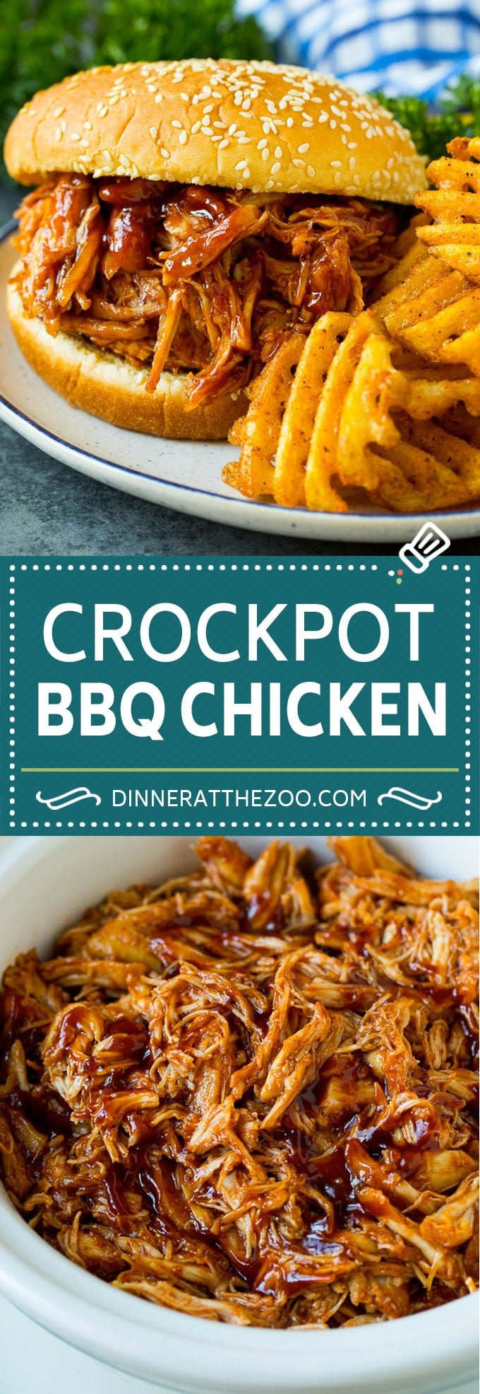 Crockpot BBQ Chicken Recipe | Barbecue Chicken #chicken #bbq #slowcooker #crockpot #dinner #jonep