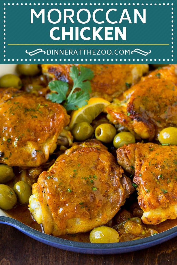 Moroccan Chicken Recipe #chicken #dinner #olives #jonep