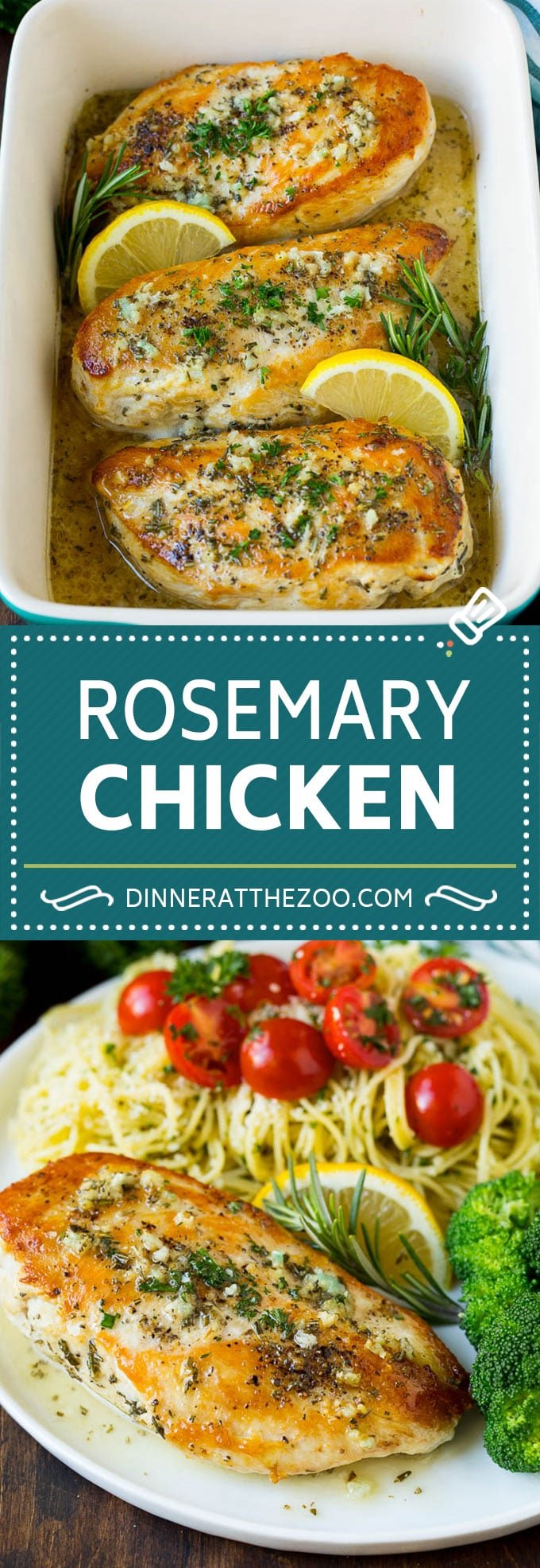 Rosemary Chicken Recipe | Baked Chicken #chicken #lemon #garlic #lowcarb #dinner #jonep #rosemary
