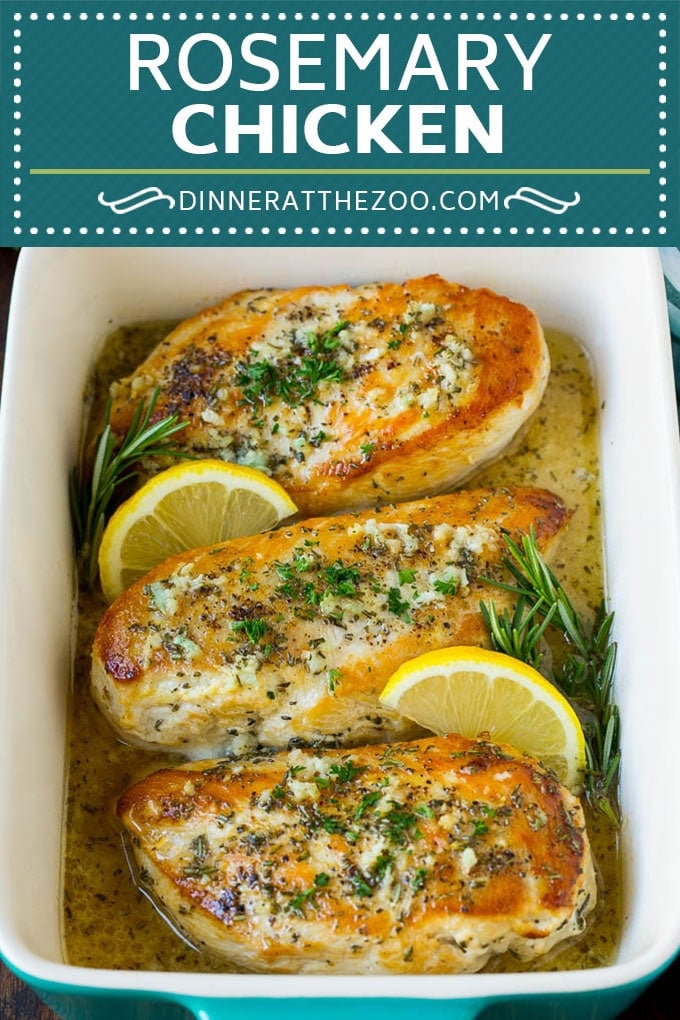 Rosemary Chicken Recipe | Baked Chicken #chicken #lemon #garlic #lowcarb #dinner #jonep #rosemary