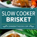 Slow Cooker Brisket Recipe | Crockpot Brisket #beef #slowcooker #crockpot #dinner #jonep