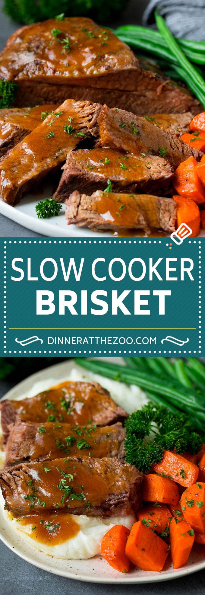 Slow Cooker Brisket Recipe | Crockpot Brisket #beef #slowcooker #crockpot #dinner #jonep