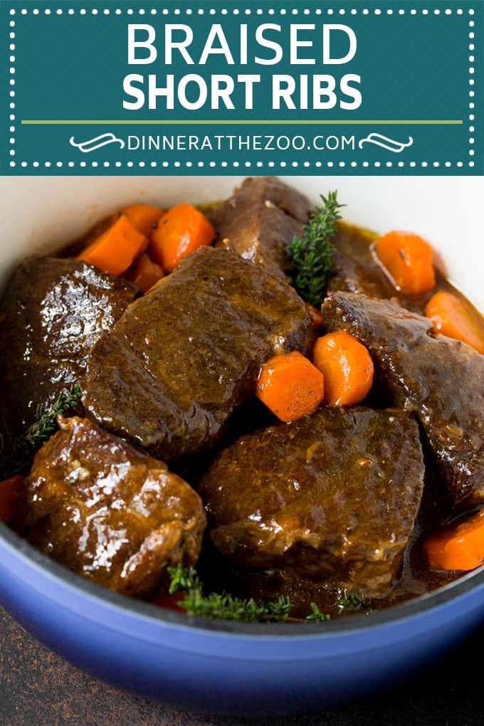 Braised Short Ribs Recipe #beef #dinner #jonep
