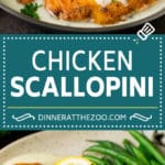 Chicken Scallopini Recipe #chicken #chickenbreast #dinner #jonep