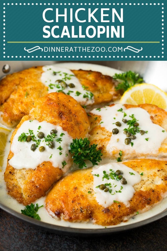 Chicken Scallopini Recipe #chicken #chickenbreast #dinner #jonep