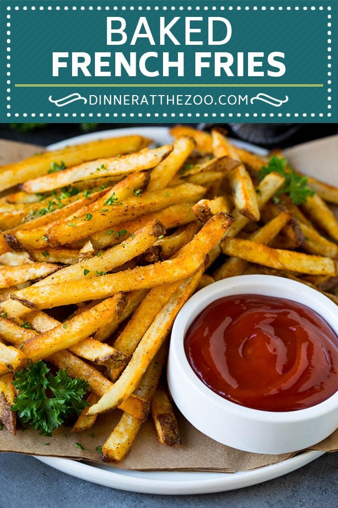 Baked French Fries Recipe #potatoes #fries #dinner #jonep