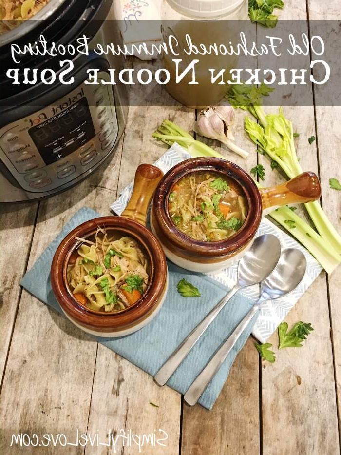 Outydse Kits-pot Hoender Noedelsop Dubbel Vinnig 2 Oudmodiese Hoender Noodle Sop Instant Pot Resep