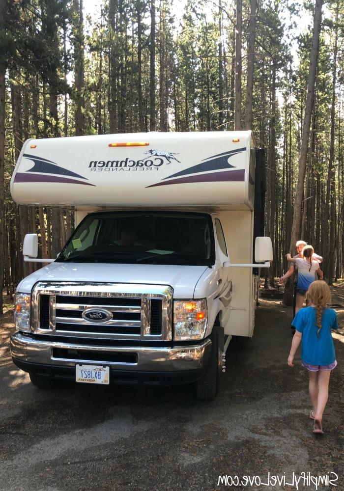 Kampwenke: Beplan Jou Eerste Gesinskampreis 2 Klas A Woonwa by Yellowstone Nasionale Park, perfekte gesinskamp bestemming