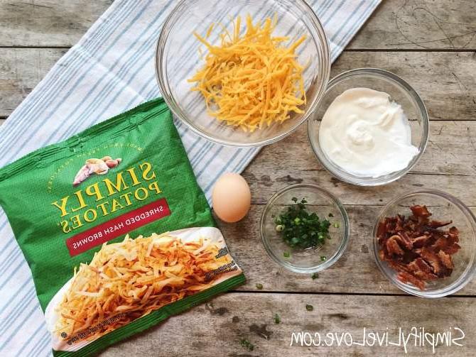 Συστατικά για Τυρένιες Μπουκιές Hash Brown
