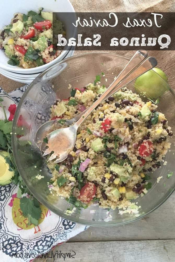 Σαλάτα Κινόα Texas Caviar: Μια γευστική σαλάτα που συνδυάζει βιολογικά λαχανικά, φρέσκο κόλιανδρο και το σούπερ-τρόφιμο κινόα. Πεντανόστιμη και θρεπτική!
