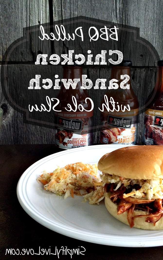 BBQ Pulled Chicken Σάντουιτς με Coleslaw. Εύκολη συνταγή για αργή κατσαρόλα #WeberBBQSauces #ad