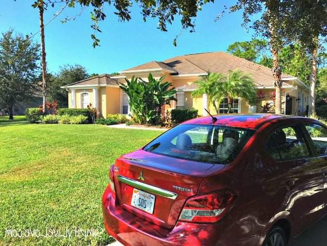 #DriveMitsubishi: Το Mitsubishi Mirage με φόντο το Sarasota Bayfront Park.