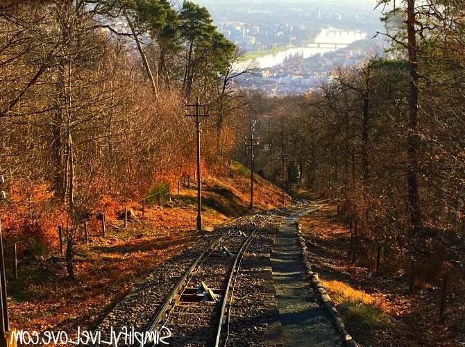 Heidelberg, Duitsland is 'n besoek werd op jou Europese vakansie! 13 Die stad Heidelberg vanaf die Bergbahn