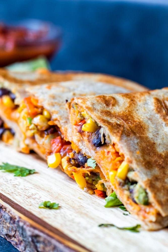 Vegetariese Quesadillas met Swartbone en Patat