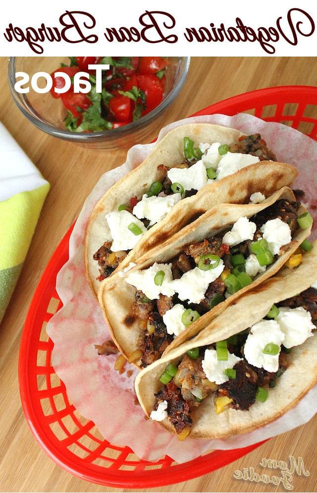 Tuisgemaakte Boontjie Burger Tacos: Maklike Vegetariese Resep