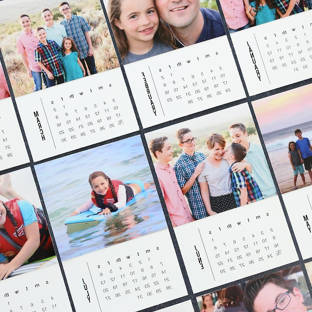 Selfdoen mini 2025 fotokalender {gratis drukbare templates}
