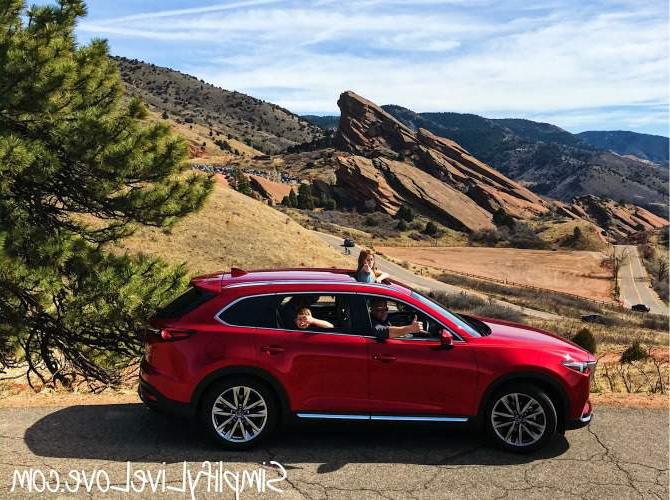 Gunsteling Dinge van ons 2018 Gesinslentevakansie Colorado-styl! 4 Mazda CX-9 Buite Red Rocks Denver