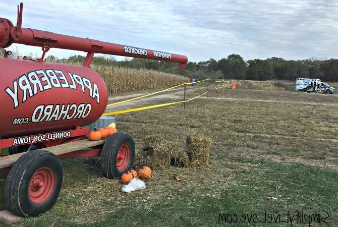 Εκτοξευτής κολοκυθών στο Appleberry Orchard στο Donnellson της Αϊόβα