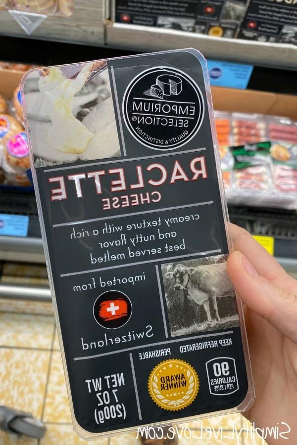 Raclette-kaas van Aldi