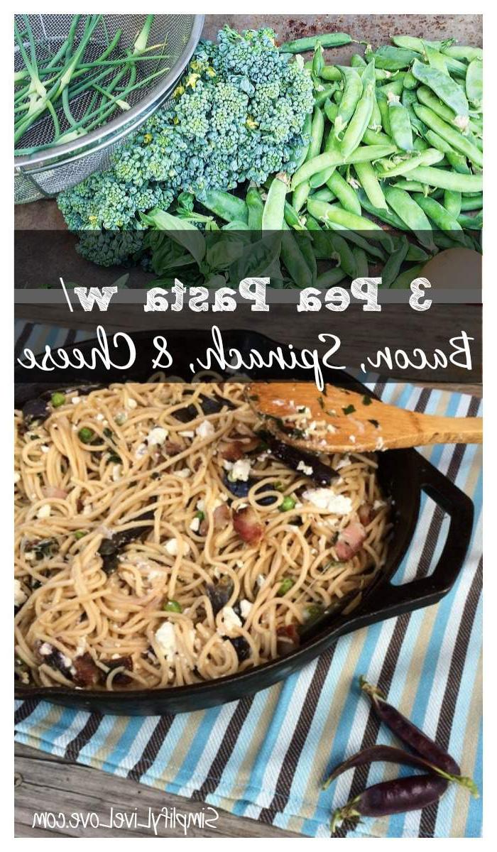 3 Erte Pasta met Spek, Spinasie & Kaas - vinnige en maklike plaas-tot-tafel resep