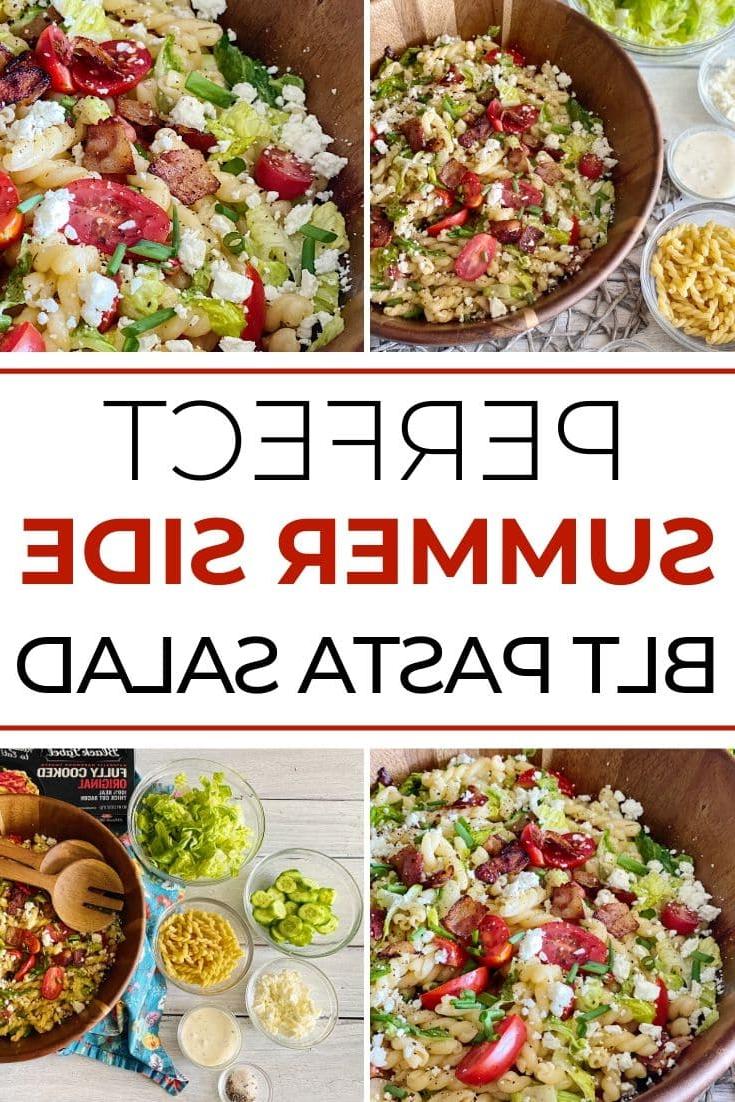 Vinnige en Maklike BLT Pastaslaai Maak die Dowwe Dag Beter 8 Perfekte somer bykos BLT pasta slaai