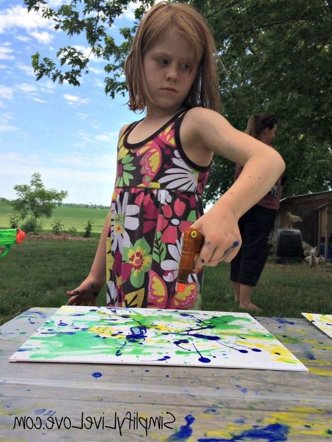 Spuitpistool Doek Kuns – Kinders se Kreatiewe Oplossings