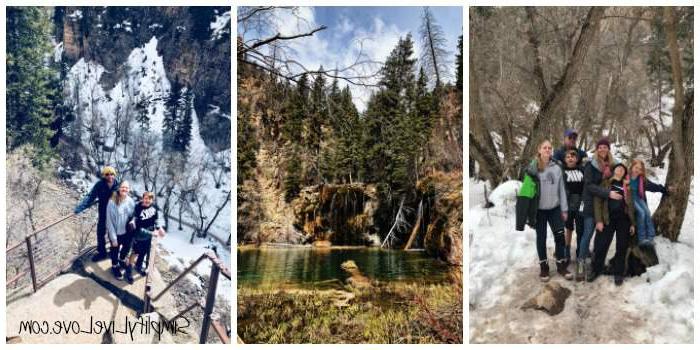 Gunsteling Dinge van ons 2018 Gesinslentevakansie Colorado-styl! 10 Kollage by Hanging Lake stap in Glenwood Canyon Colorado