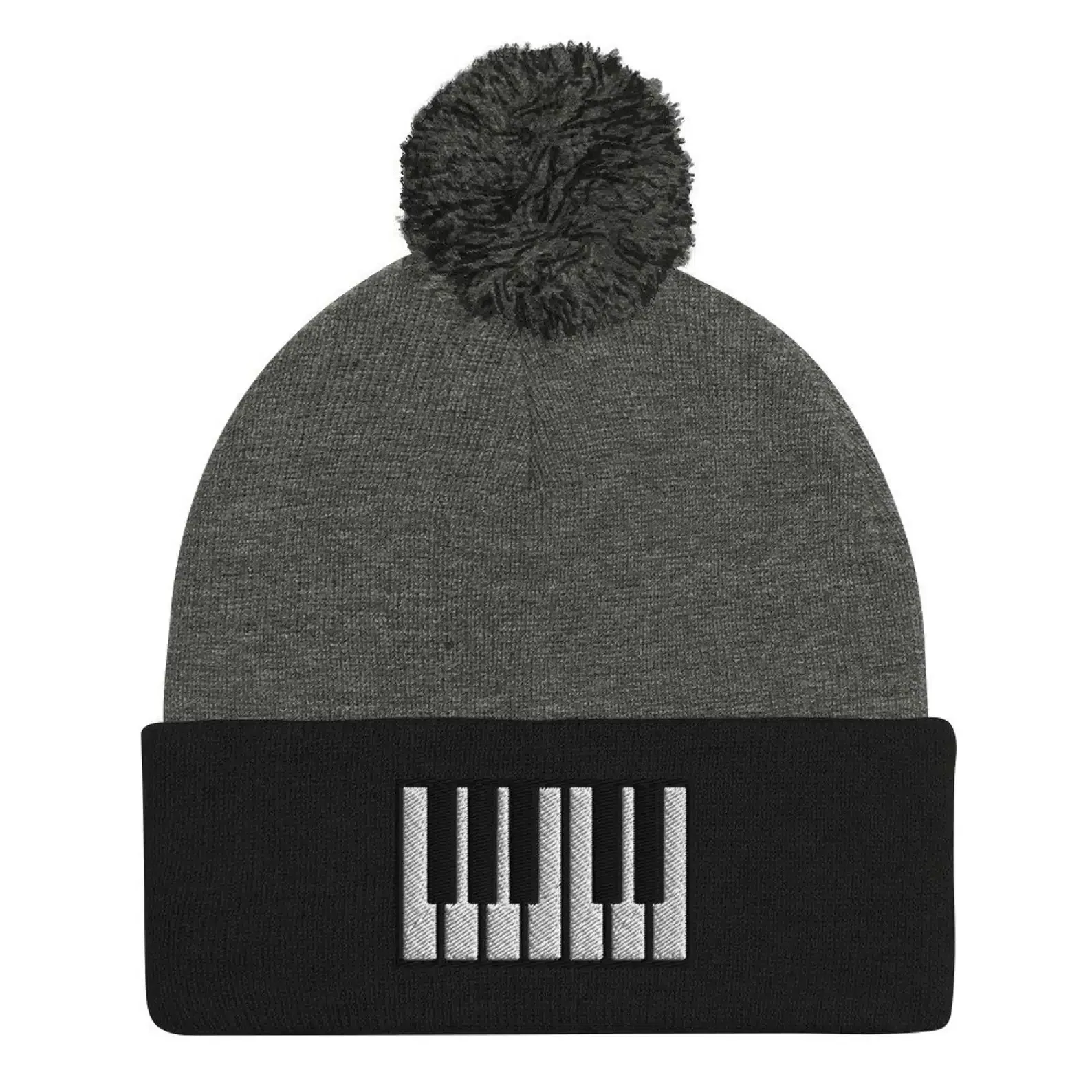 Πιανοκαπέλο Beanie με κεντημένο πληκτρολόγιο