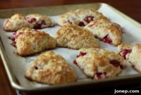 Blissful Strawberry Yogurt Scones