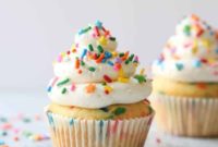 Funfetti Cupcakes Just for Two
