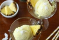 Tropical Piña Colada Sherbet