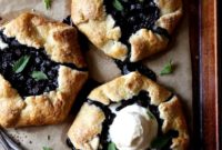 Homemade Mini Blueberry Galettes