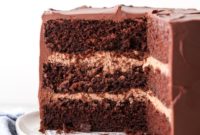 Rich and Tangy Chocolate Sour Cream Cake
