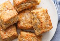 Golden Whole Wheat Cheddar Biscuits