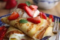 Gourmet Crepes with Mascarpone Dream and Balsamic Berry Bliss