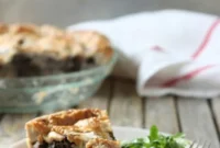 Golden Parmesan-Crusted Wild Mushroom Pie