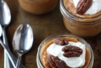 Velvety Caramel Pudding with Sweet and Salty Pecan Crunch