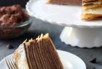 Decadent Whipped Chocolate Ganache Crepe Cake