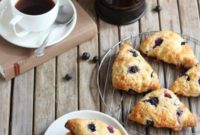 Sweet Savory Blueberry Brie Scones