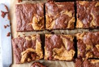 Decadent Peanut Butter Swirl Brownies