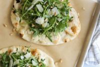 Mediterranean Hummus Flatbread Pizza