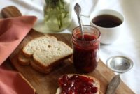 Aromatic Strawberry Rose Water Jam with Vanilla Bean