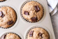 Wholesome Banana Chocolate Chunk Muffins