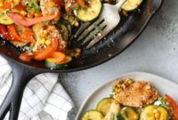 Southwest Chicken Skillet with Zucchini and Corn