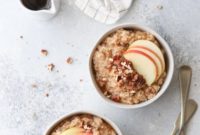 Cozy Apple Cinnamon Oatmeal with Maple Pecans