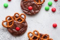 Rudolf’s Red-Nosed Brownie Cookies