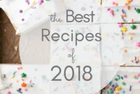2018 Recipe Highlights